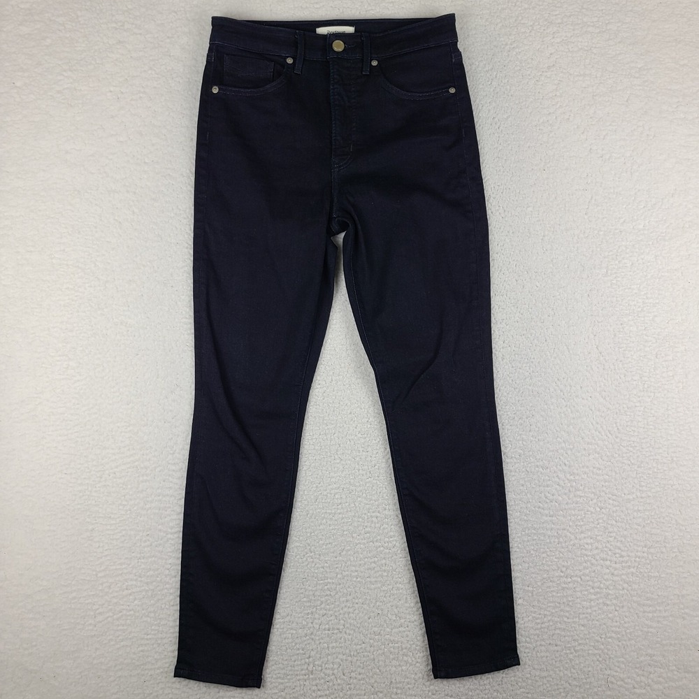 RevTown Jeans Womens‎ 29 Blue High Rise Skinny Dark Wash Denim